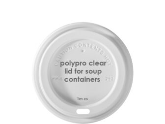 polypro clear lid for soup containers 1m cs