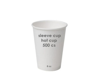 8oz sleeve cup hot cup 500 cs