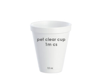 12oz pet clear cup 1m cs