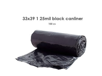 33x39 1 25mil black canliner 100 cs
