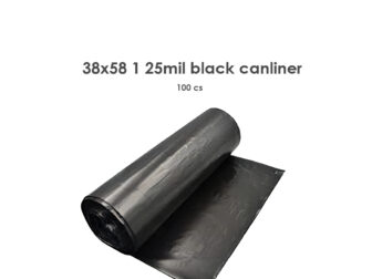 38x58 1 25mil black canliner 100 cs