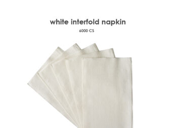 white interfold napkin 6000 cs