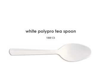 white polypro tea spoon 1000 cs