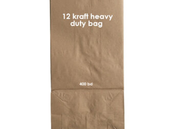 12 kraft heavy duty bag 400 bd