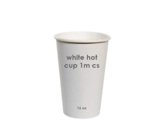 16oz white hot cup 1m cs