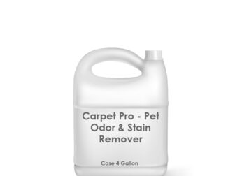 Carpet Pro - Pet Odor & Stain Remover – Case 4 Gallon